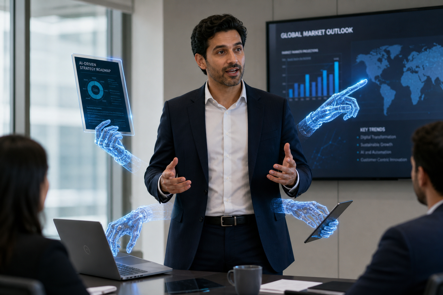 AI assisting in meetings